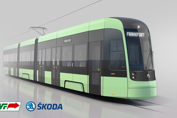 Simulation der neuen Straßenbahn der SVF